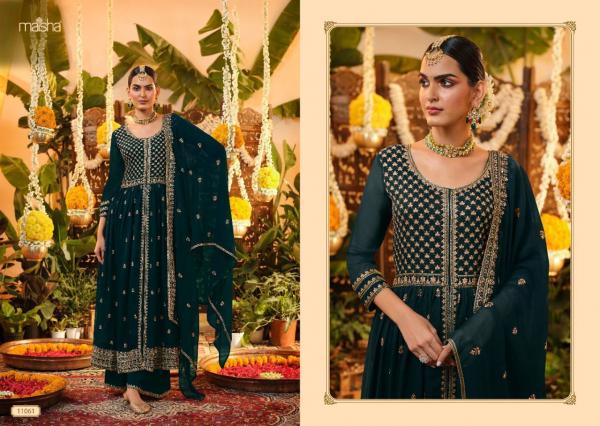 Maisha Zeynep Heavy Georgette Designer Embroidery Suit Collection